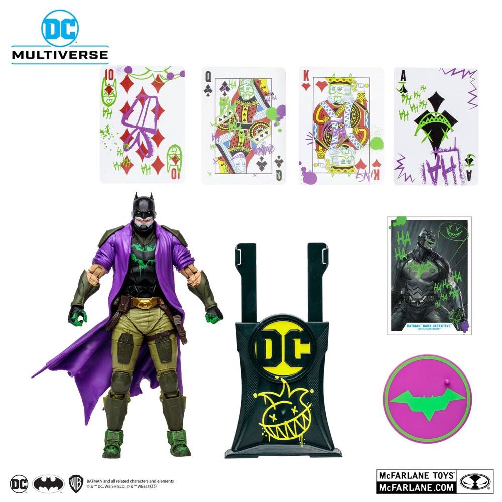 DC Multiverse Jokerized DC Future State Batman Dark Detective - McFarlane - DC Multiverse (DC Multiverse) action figure collectible [Barcode 787926170429] - Main Image 3