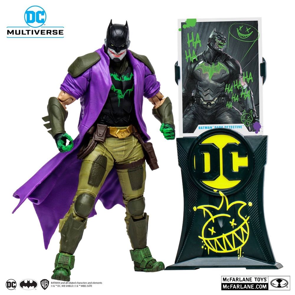 DC Multiverse Jokerized DC Future State Batman Dark Detective - McFarlane - DC Multiverse (DC Multiverse) action figure collectible [Barcode 787926170429] - Main Image 4