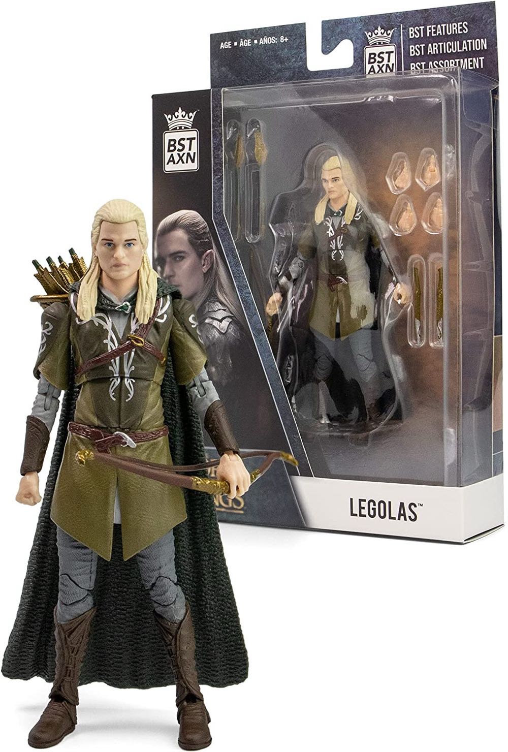 Legolas The Loyal Subjects Lord Of The Rings Legolas By Bst Axn 5” es  (Lord of the Rings BST AXN) action figure collectible [Barcode 850795008725] - Main Image 4