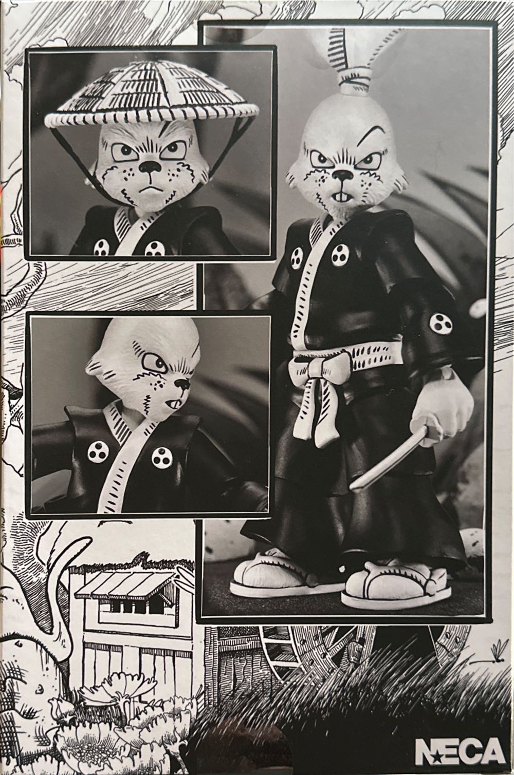 Neca Usagi Yojimbo (B&W) - Neca (TMNT) action figure collectible [Barcode 634482543061] - Main Image 3