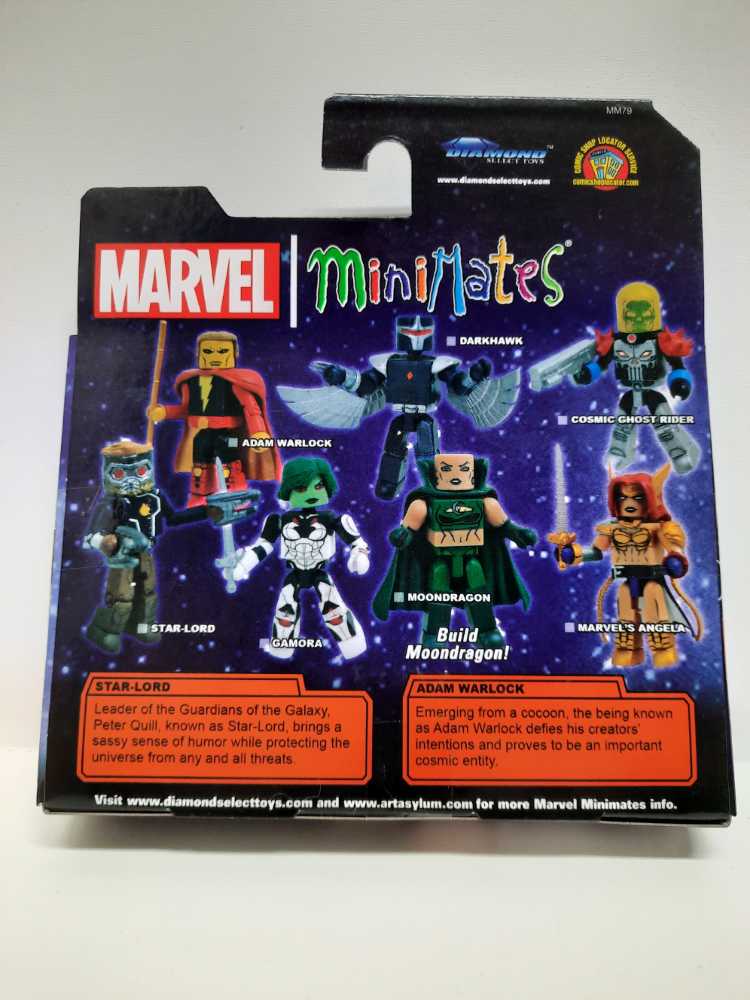 Star-Lord & Adam Warlock  (MiniMates) action figure collectible [Barcode 699788837634] - Main Image 2