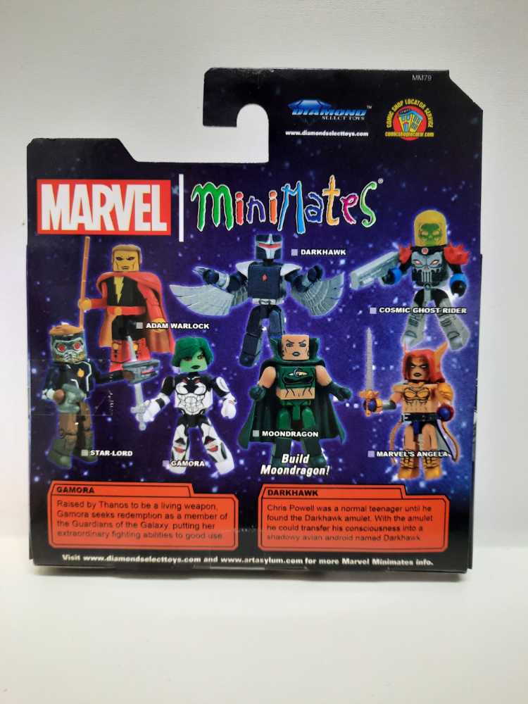 Gamora & Darkhawk  (MiniMates) action figure collectible [Barcode 699788837641] - Main Image 2