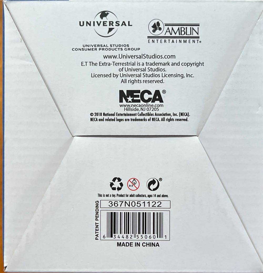 E.T. The Extra-Terrestrial Bobblehead- Head Knockers - Neca action figure collectible [Barcode 634482550601] - Main Image 3