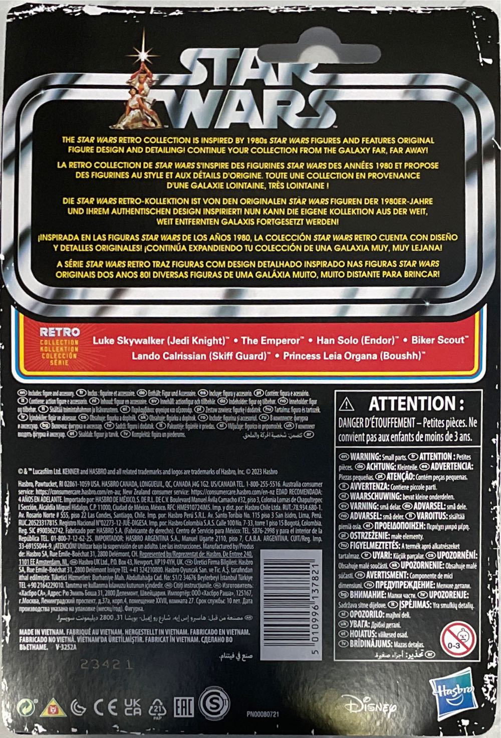 Retro Star Wars : Biker Scout - Hasbro (Star Wars Retro Collection : Return of the Jedi) action figure collectible [Barcode 5010996137821] - Main Image 2