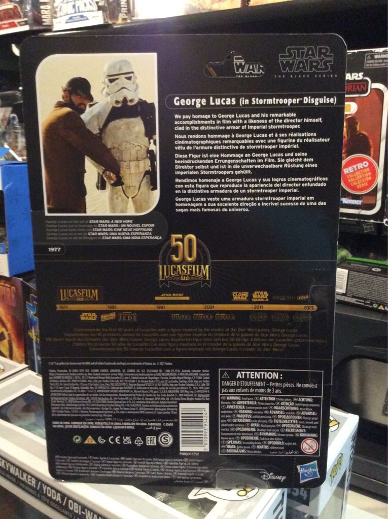 George Lucas (In Stormtrooper Disguise) - Hasbro (The Black Series 6”) action figure collectible - Main Image 2