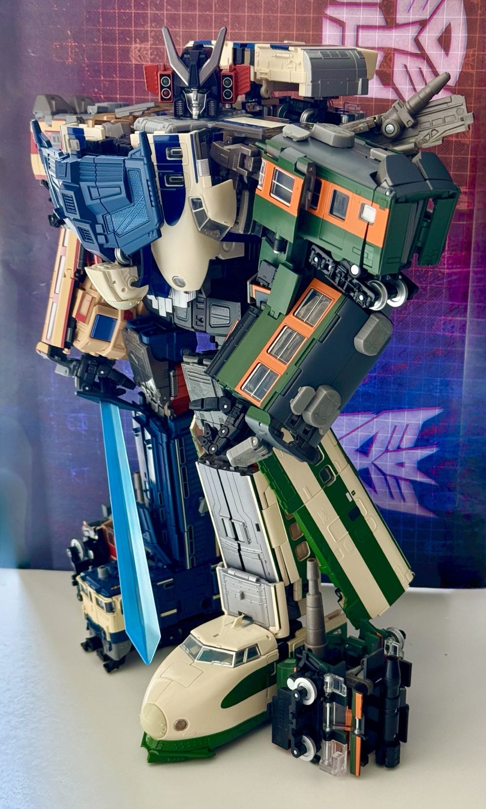 MPG-03 Trainbot Yukikaze - Takara (Transformers: Headmasters) action figure collectible [Barcode 4904810149316] - Main Image 3