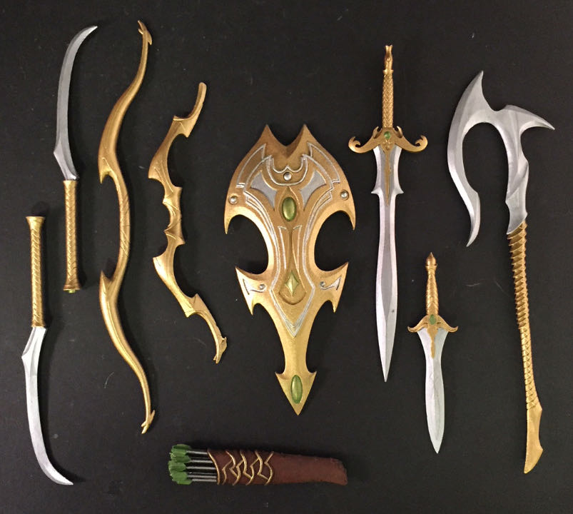 Elf Weapons Pack - Four Horsemen (Mythic Legions - Advent Of Decay) action figure collectible - Main Image 2