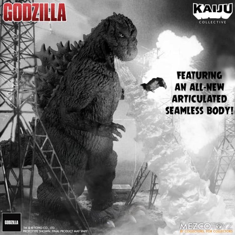 Godzilla (1954 - Black & White) - Mezco Toyz (Godzilla) action figure collectible - Main Image 3