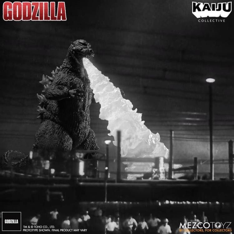 Godzilla (1954 - Black & White) - Mezco Toyz (Godzilla) action figure collectible - Main Image 4