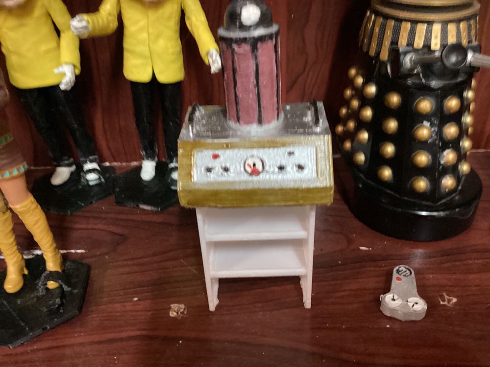 Figure 3rd Doctor Keller Machine The Mind Of Evil Homemade  action figure collectible - Main Image 1