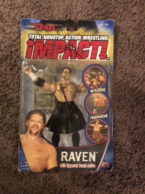 Raven - ToyBiz - Marvel (TNA Wrestling Impact! Series 1) action figure collectible - Main Image 2
