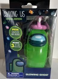 Among Us:  Glowing Ghost  action figure collectible [Barcode 810065182579] - Main Image 2