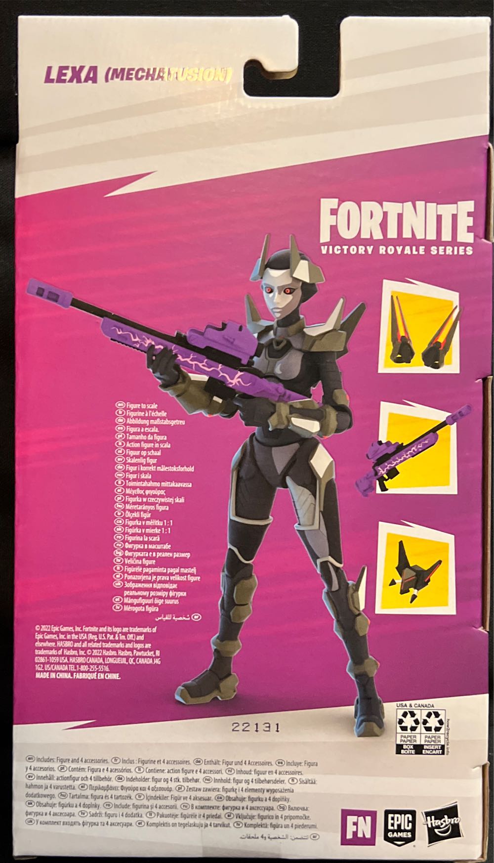 Fortnite Victory Royale Series Lexa Mechafusion - Hasbro (Fortnite Victory Royale Series) action figure collectible [Barcode 5010993978335] - Main Image 3