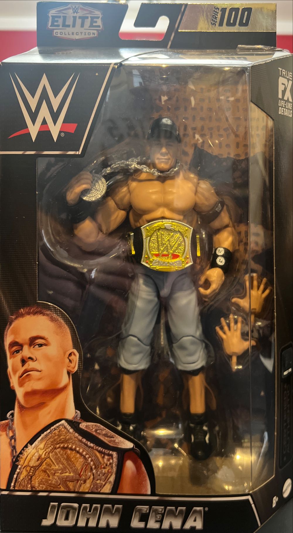 John Cena (Elite) - Mattel (WWE Elite Collection - Series 100) action figure collectible [Barcode 194735105489] - Main Image 2