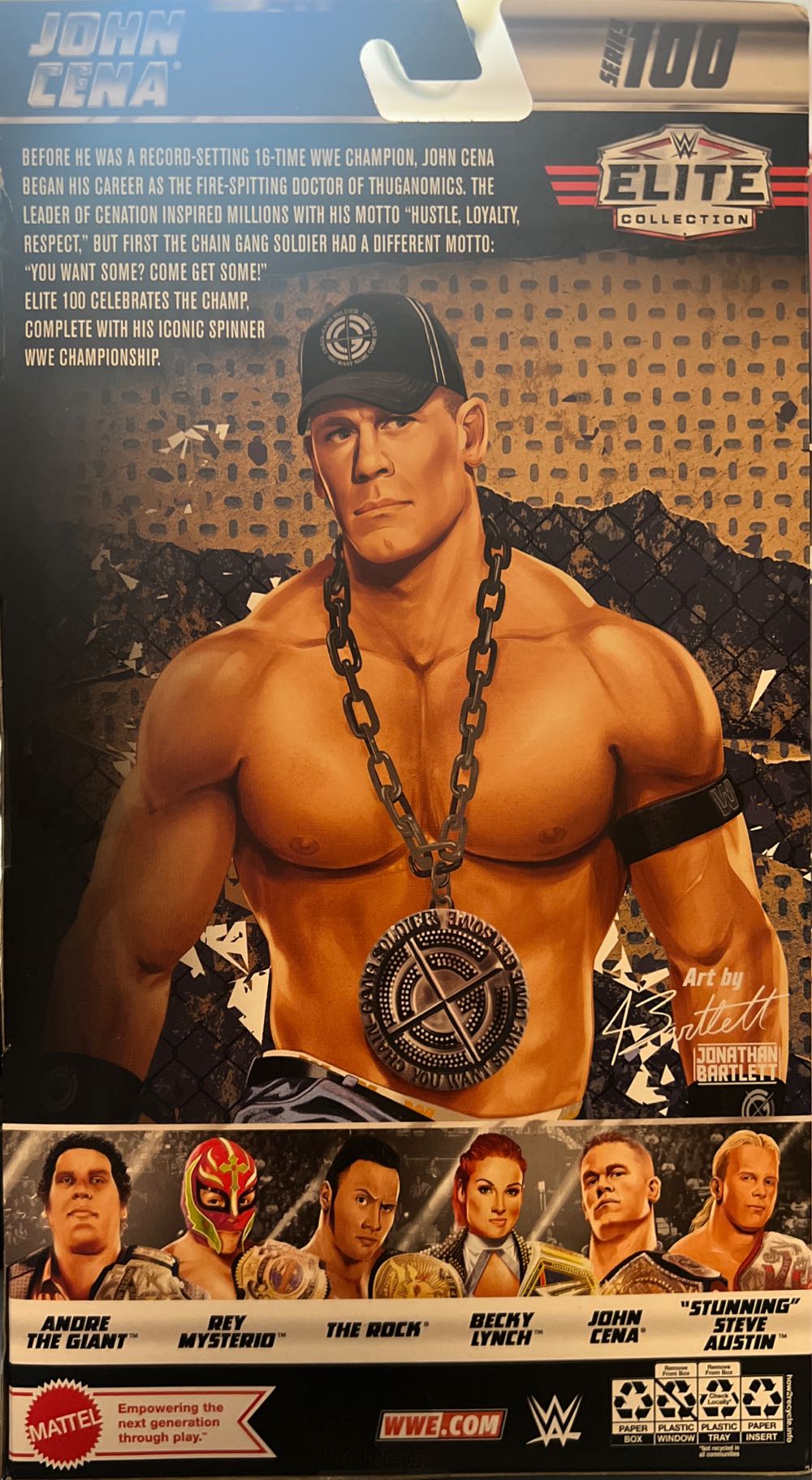 John Cena (Elite) - Mattel (WWE Elite Collection - Series 100) action figure collectible [Barcode 194735105489] - Main Image 3
