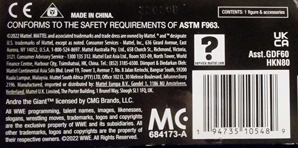 John Cena (Elite) - Mattel (WWE Elite Collection - Series 100) action figure collectible [Barcode 194735105489] - Main Image 4