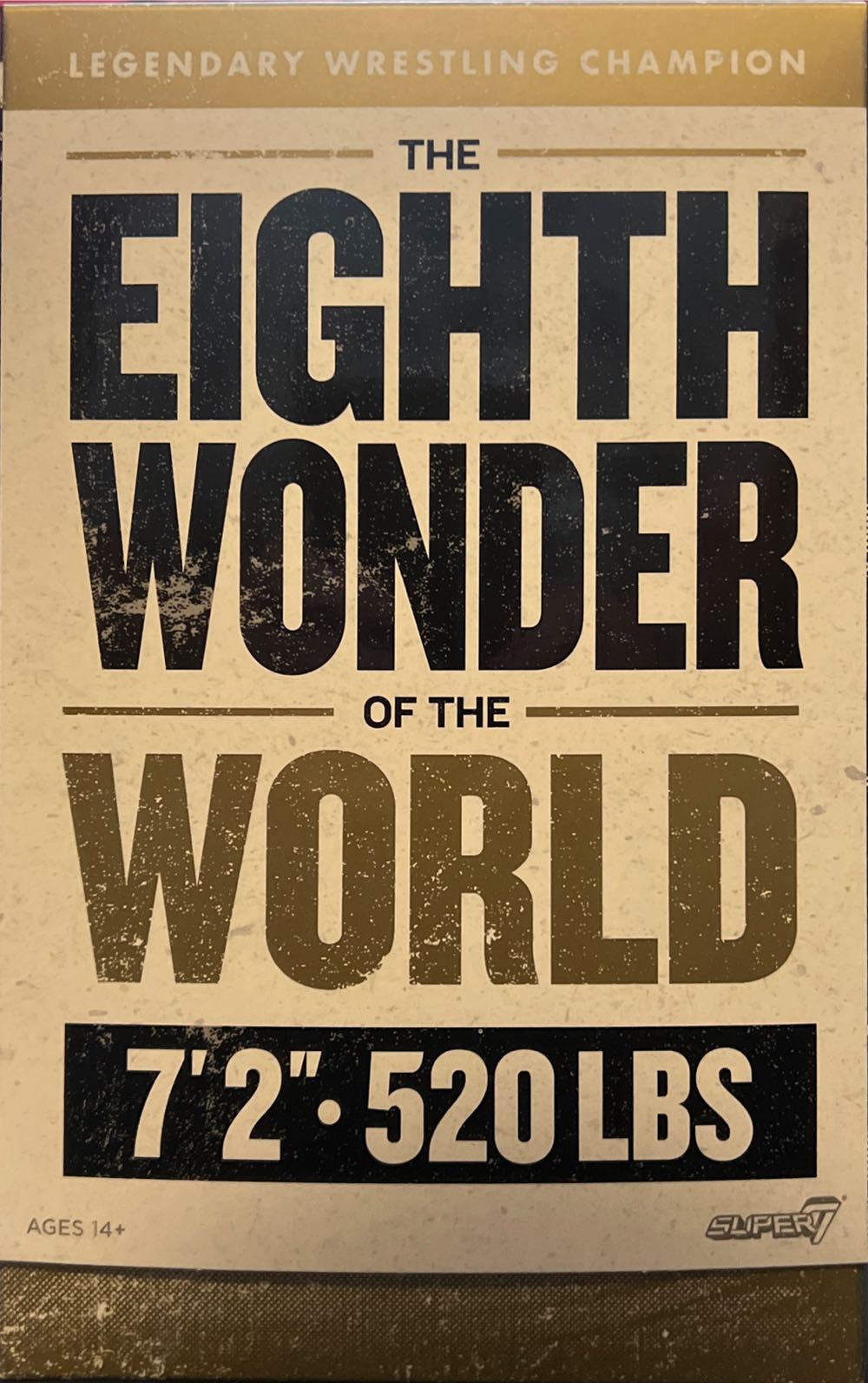 WWE Andre The Giant - Super 7 action figure collectible [Barcode 840049824706] - Main Image 3