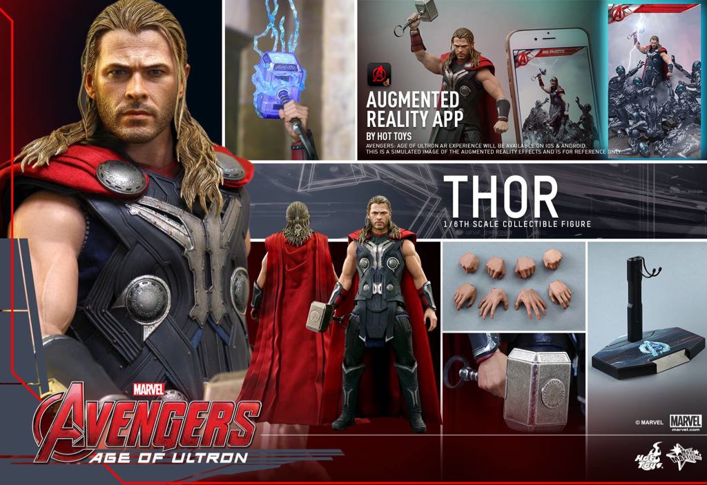 H.T. (Avengers 2: Age Of Ultron) Thor  action figure collectible - Main Image 2