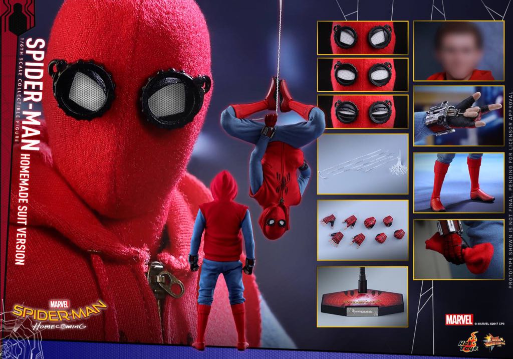 H.T. (Spiderman: HomeComing) Homemade Suit  action figure collectible - Main Image 2