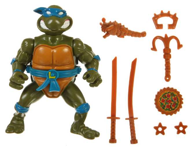 Leonardo (W/storage shell) - Playmates (Teenage Mutant Ninja Turtles) action figure collectible - Main Image 3