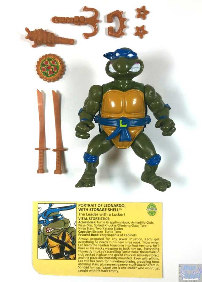Leonardo (W/storage shell) - Playmates (Teenage Mutant Ninja Turtles) action figure collectible - Main Image 4