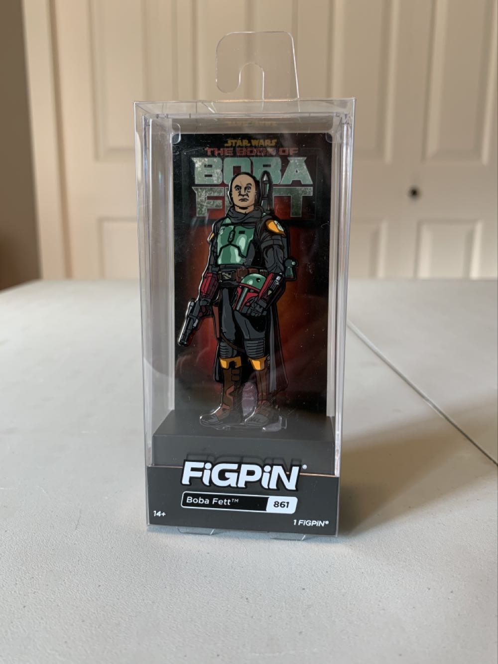 Boba Fett Figpin, #861, Star Wars: The Book Of Boba Fett - FigPin (Figpin Star Wars) action figure collectible [Barcode 810090371238] - Main Image 2