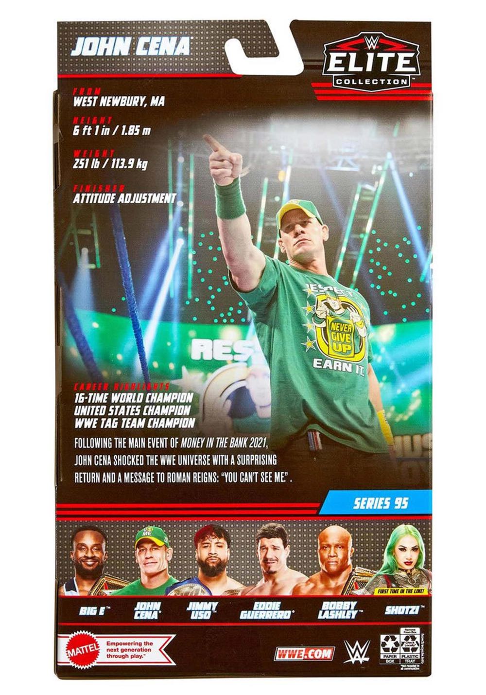 John Cena - WWE Mattel (WWE Elite Series 95 (2022)) action figure collectible - Main Image 2