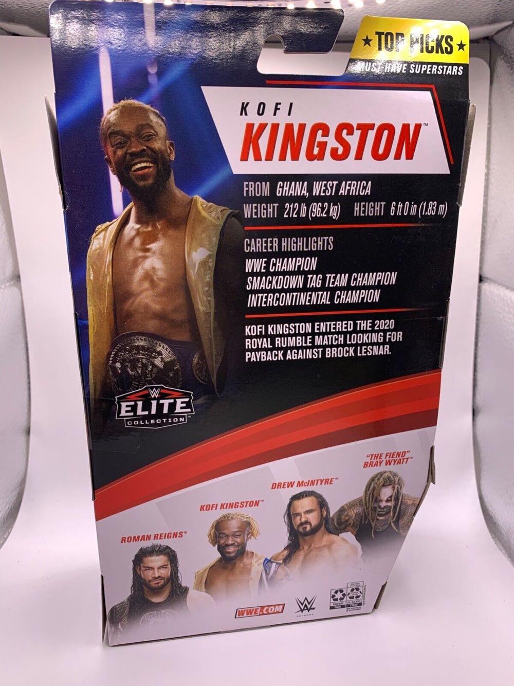Kofi Kingston - WWE Mattel (WWE Elite Top Picks 2021) action figure collectible - Main Image 2
