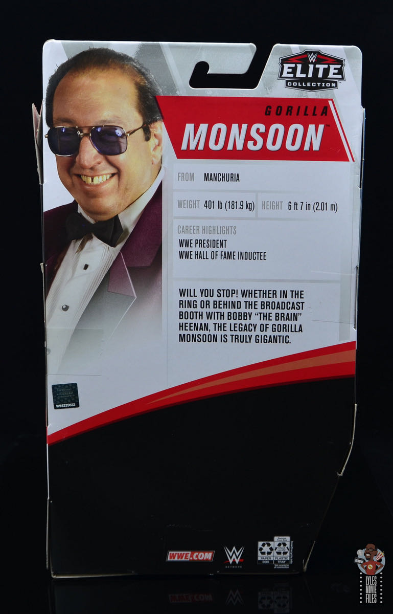 ** TRADED - Gorilla Monsoon - WWE Mattel (Elite Series) action figure collectible - Main Image 2