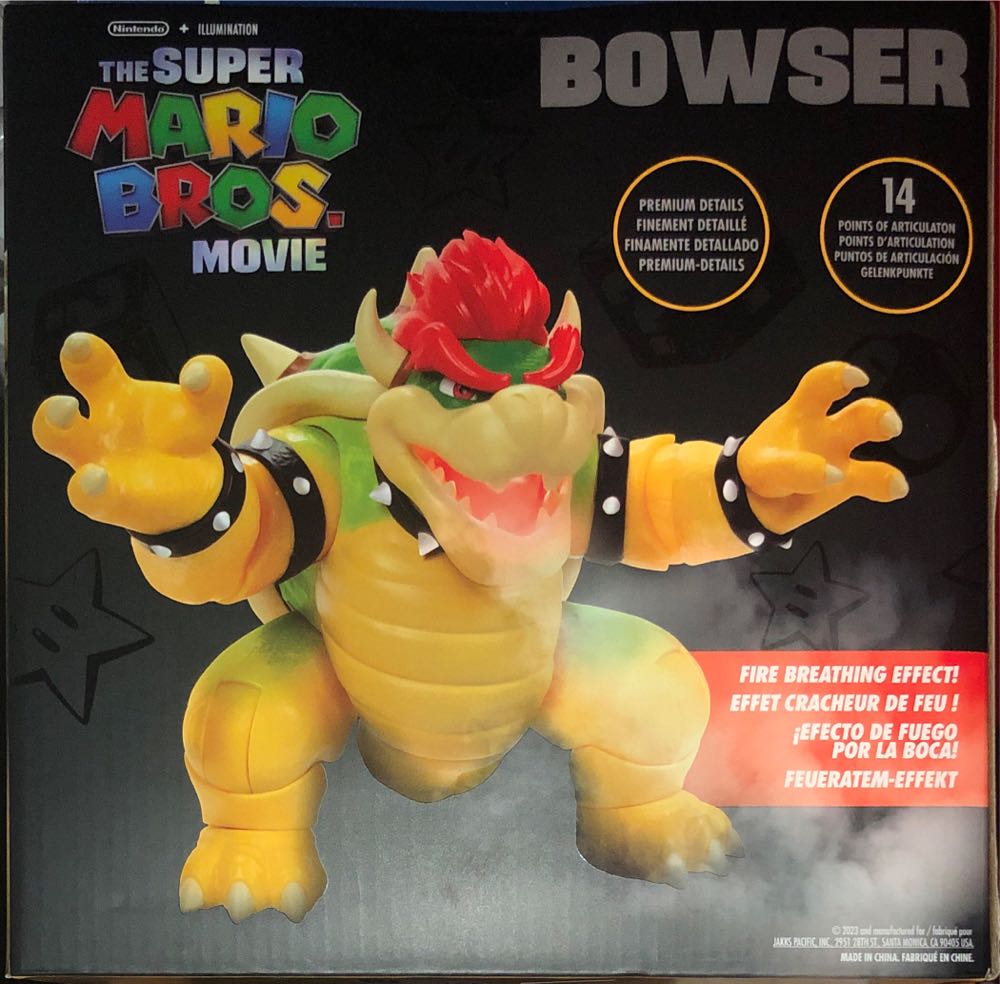 Jakks Pacific: The Super Mario Bros. Movie: 7” Bowser Action Figure with Fire Breathing Effects - JAKKS Pacific, Inc. (The Super Mario Bros. Movie) action figure collectible [Barcode 192995417205] - Main Image 2