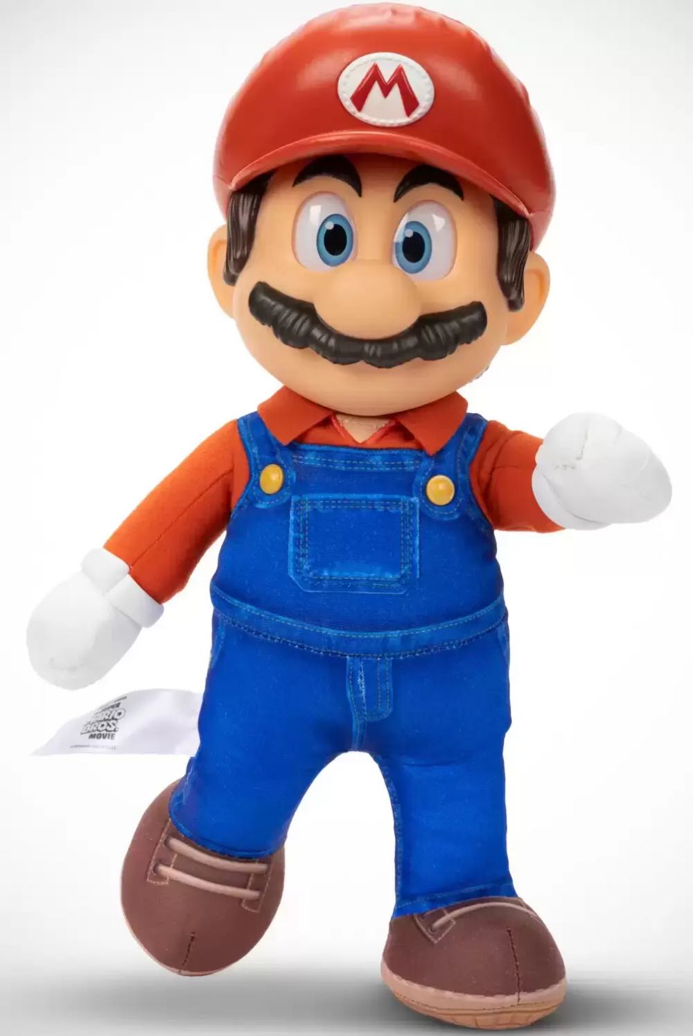 Jakks Pacific: The Super Mario Bros. Movie: Mario Plush - Jakks Pacific (The Super Mario Bros. Movie) action figure collectible [Barcode 192995417267] - Main Image 3