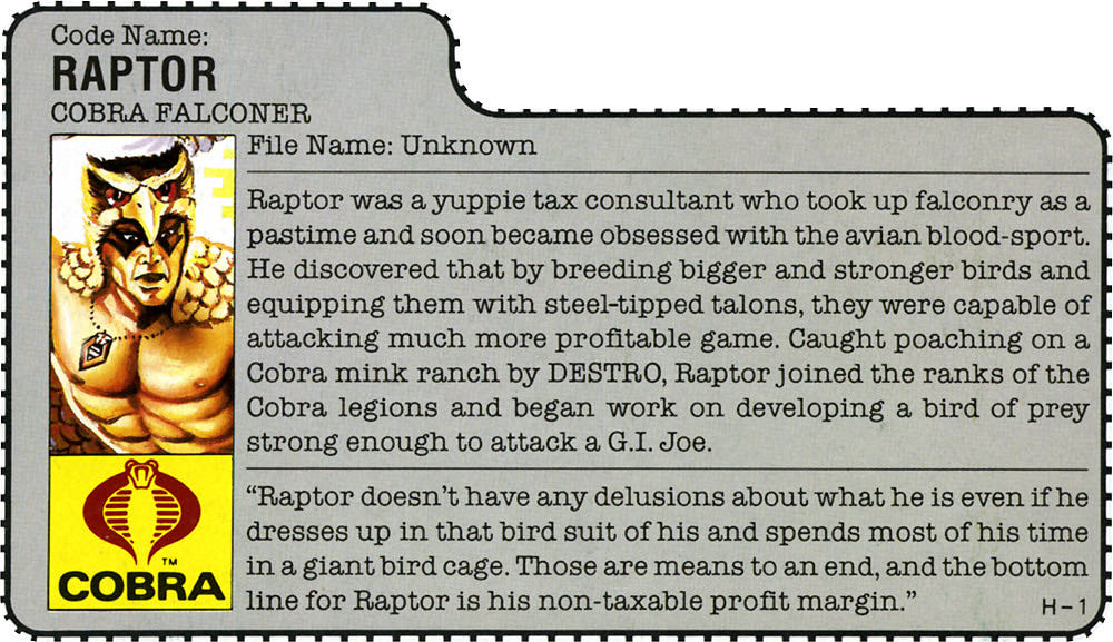#14 | Raptor: Cobra Falconer - Hasbro action figure collectible - Main Image 3