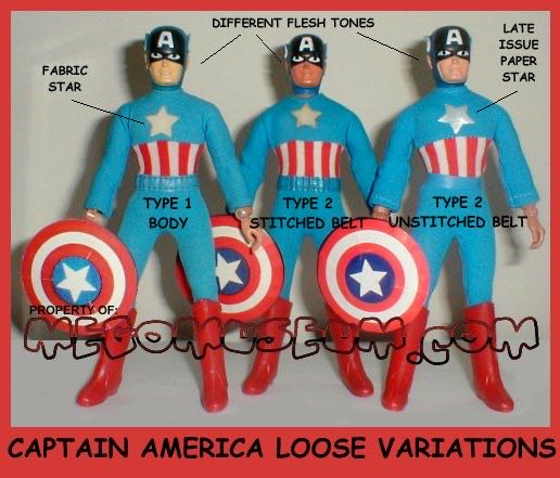 Mego Marvel Captain America - Mego action figure collectible - Main Image 4