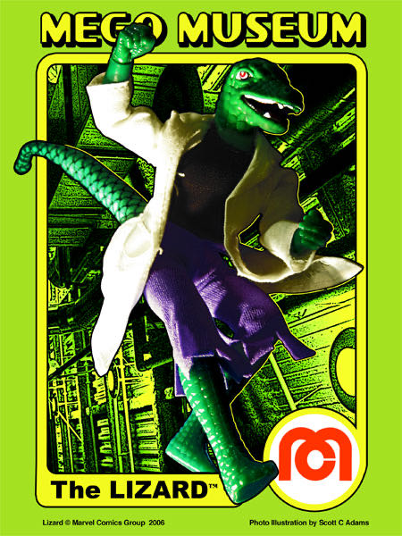 Mego Lizard - Mego action figure collectible - Main Image 3