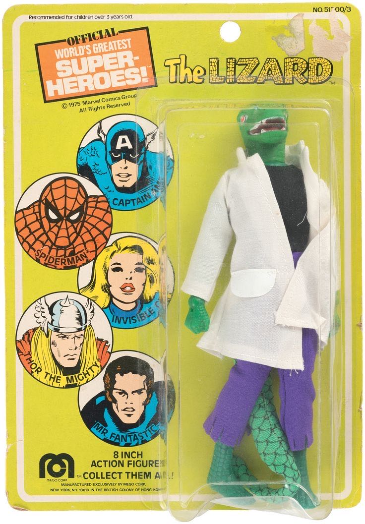 Mego Lizard - Mego action figure collectible - Main Image 4