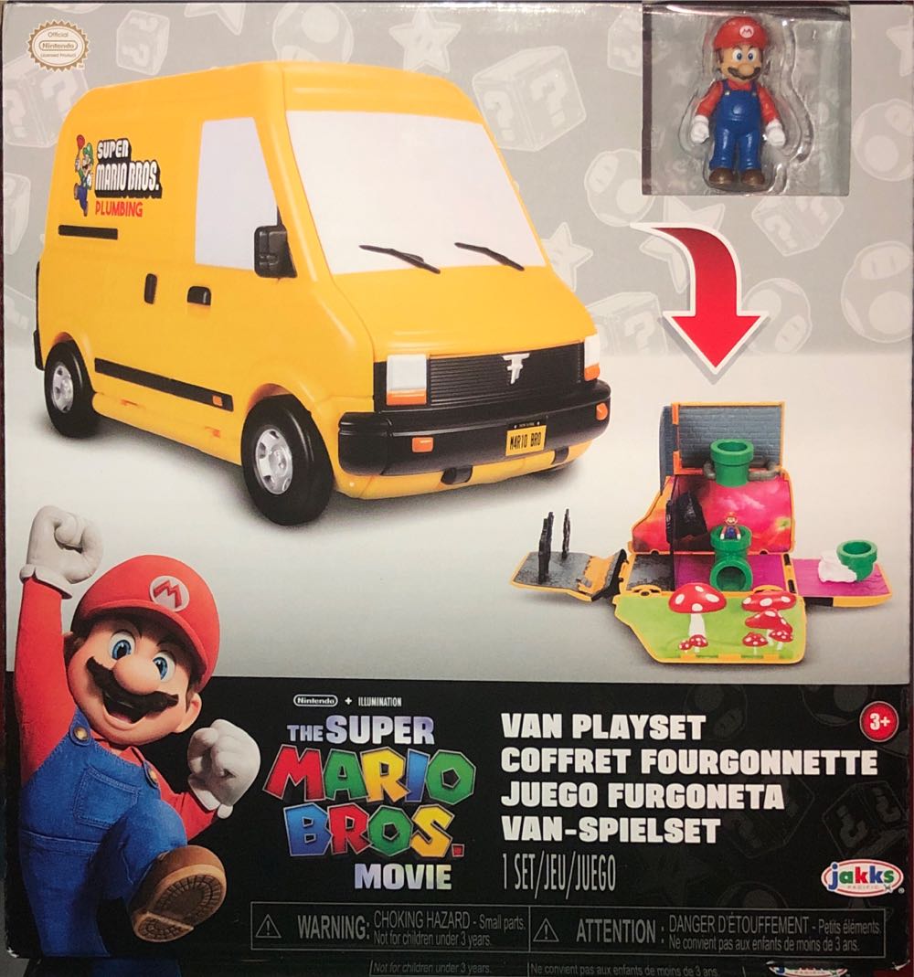 Jakks Pacific: The Super Mario Bros. Movie: Van Playset - JAKKS Pacific, Inc. (The Super Mario Bros. Movie) action figure collectible [Barcode 192995417137] - Main Image 2