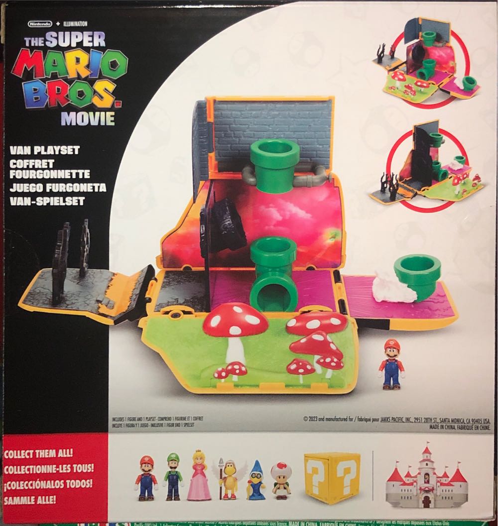 Jakks Pacific: The Super Mario Bros. Movie: Van Playset - JAKKS Pacific, Inc. (The Super Mario Bros. Movie) action figure collectible [Barcode 192995417137] - Main Image 3