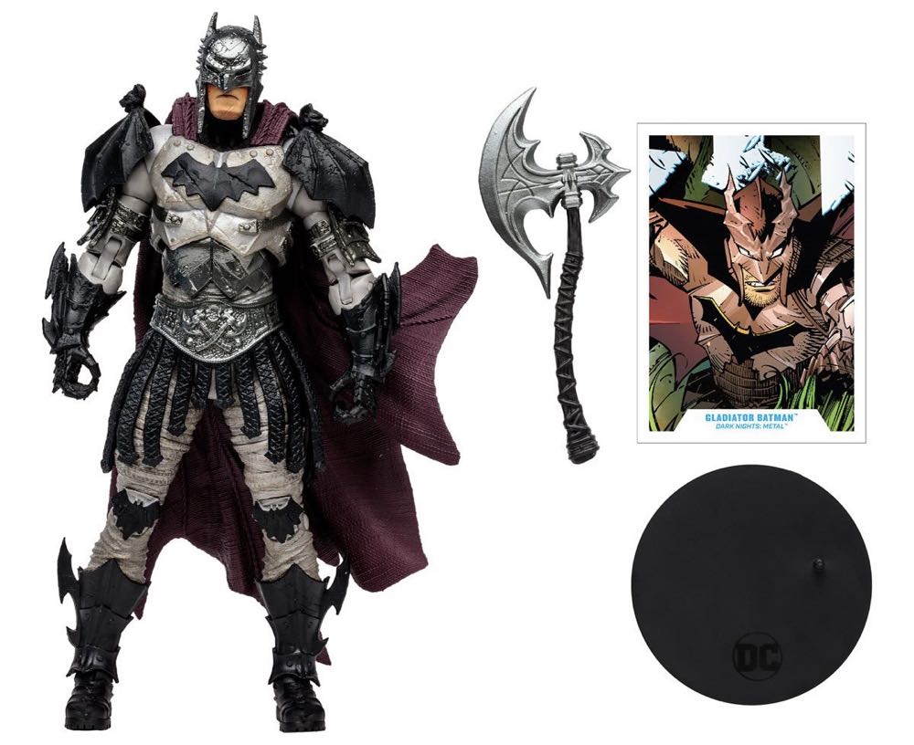 Batman (Gladiator) - McFarlane (DC (Batman - Dark Nights: Metal)) action figure collectible [Barcode 787926153248] - Main Image 2