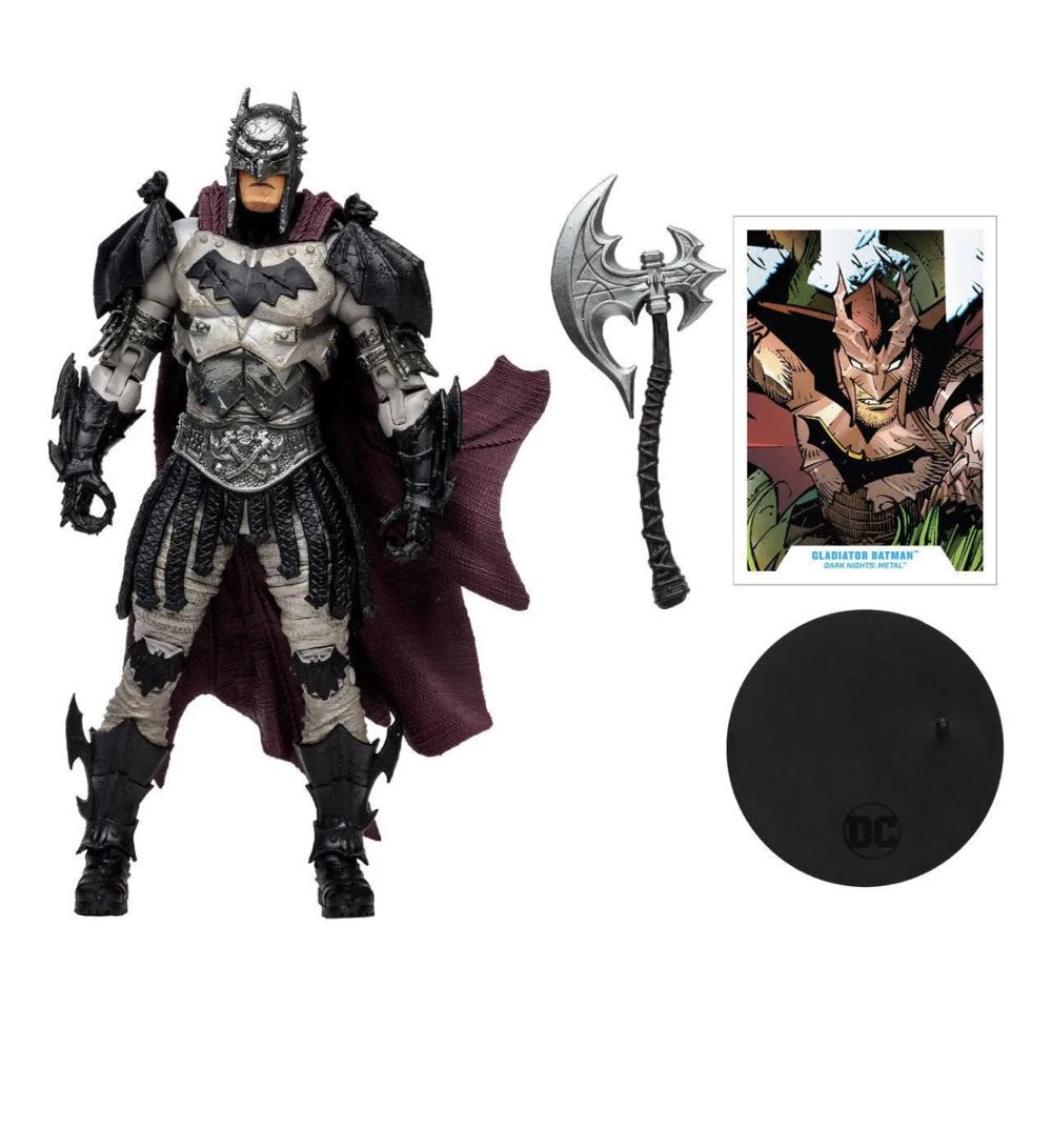 Batman (Gladiator) - McFarlane (DC (Batman - Dark Nights: Metal)) action figure collectible [Barcode 787926153248] - Main Image 4