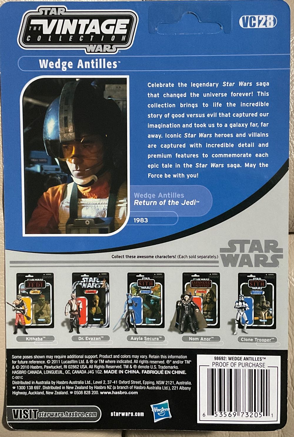 Vintage Collection - #28 - Wedge Antilles - Hasbro (Return Of The Jedi) action figure collectible - Main Image 2