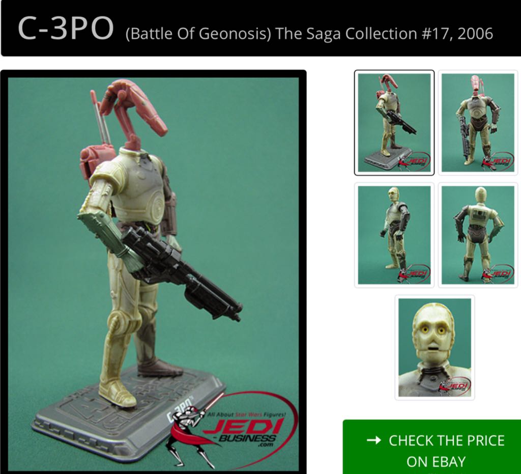 C-3PO (Battle Of Geonosis) - Hasbro (Star Wars (Attack Of The Clones)) action figure collectible - Main Image 2