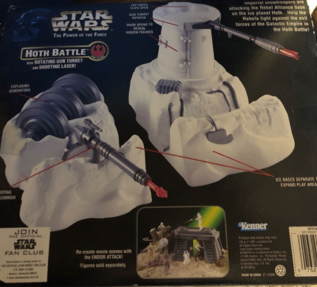 Hoth Battle - Hasbro/Kenner (Star Wars Power Of The Force) action figure collectible - Main Image 2