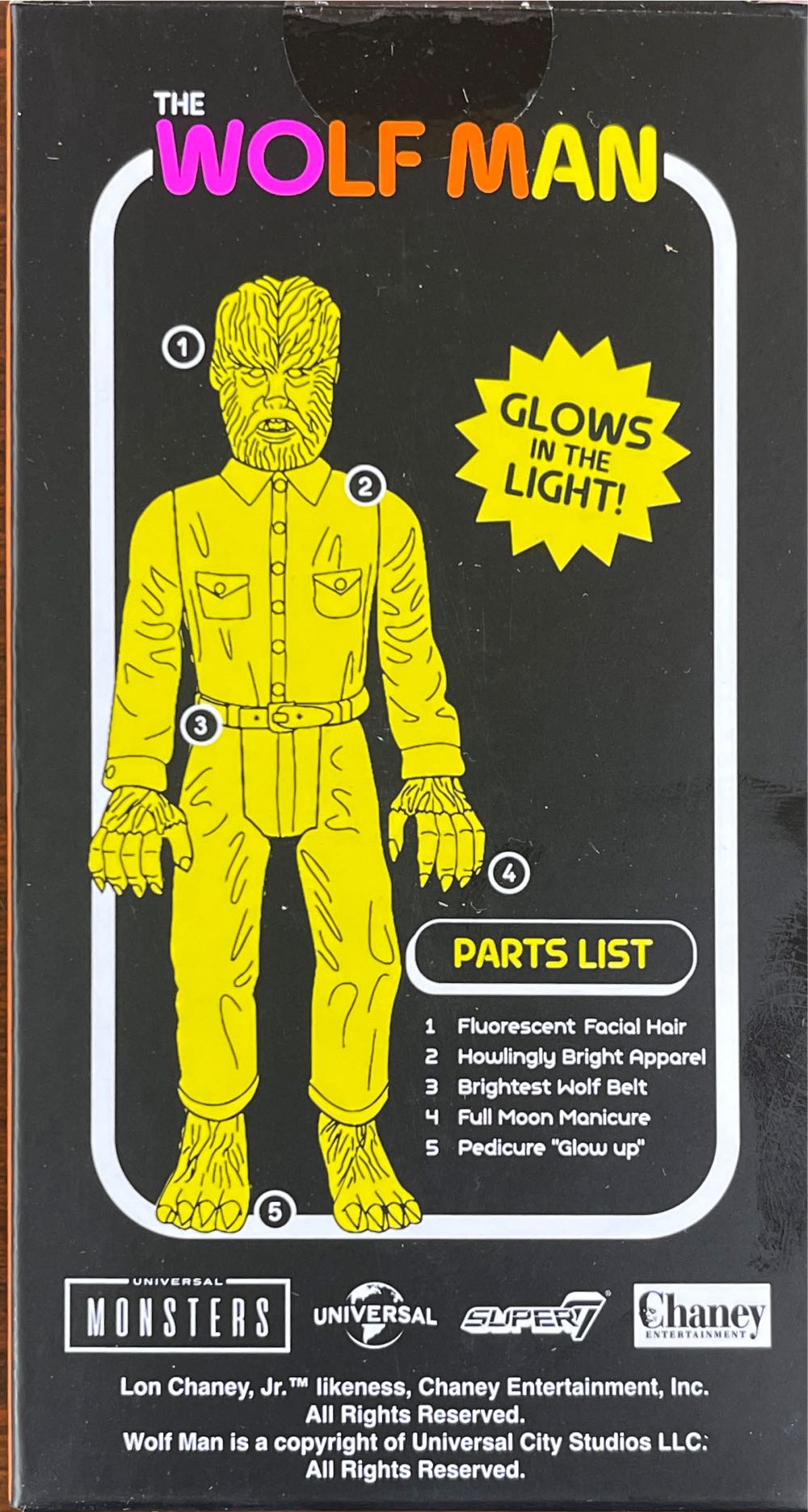 The Wolfman Laminator Super 7 Reaction - Super 7 action figure collectible [Barcode 840049824751] - Main Image 2