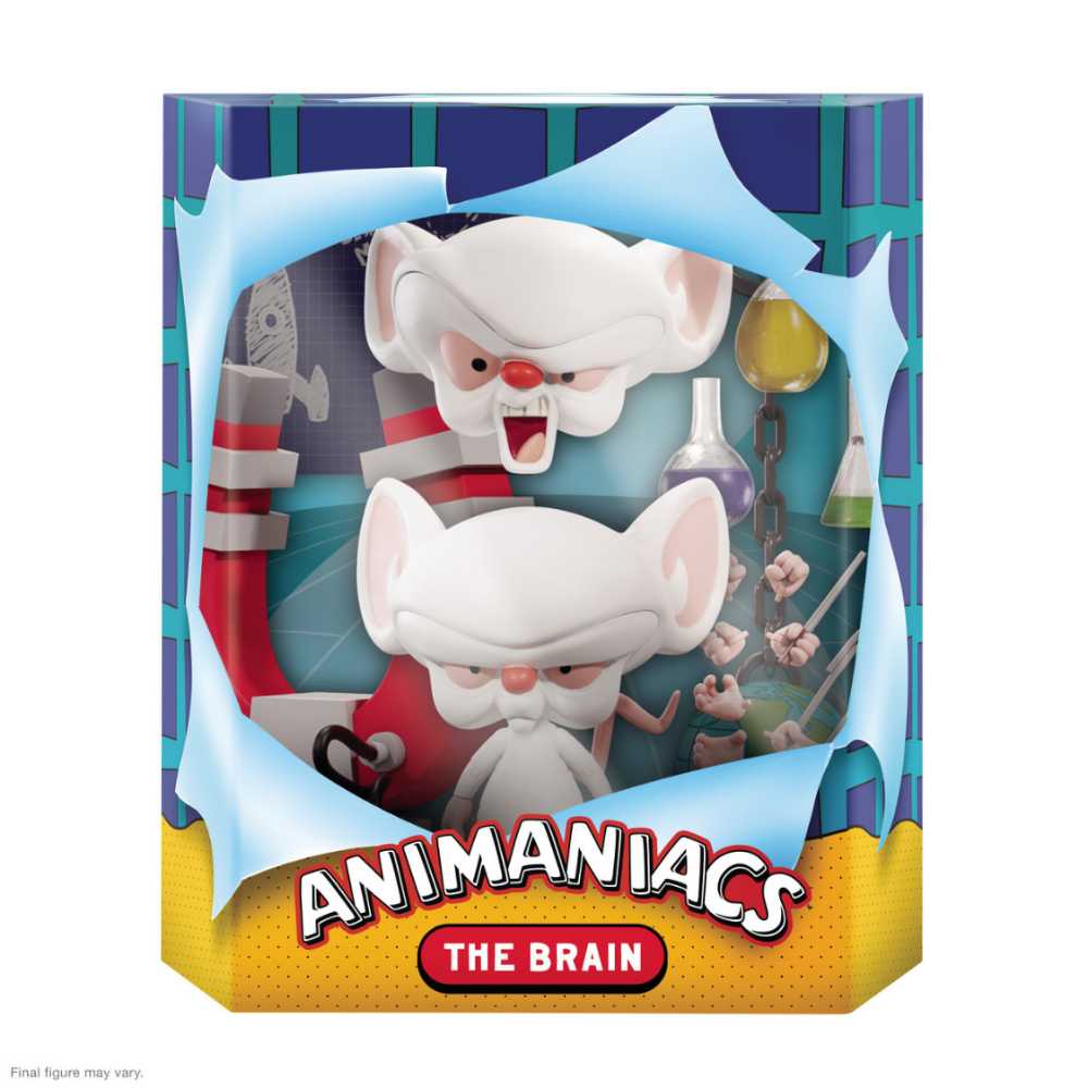 Pinky and the Brain - The Brain - Super7 (Pinky and The Brain) action figure collectible [Barcode 840049820517] - Main Image 3