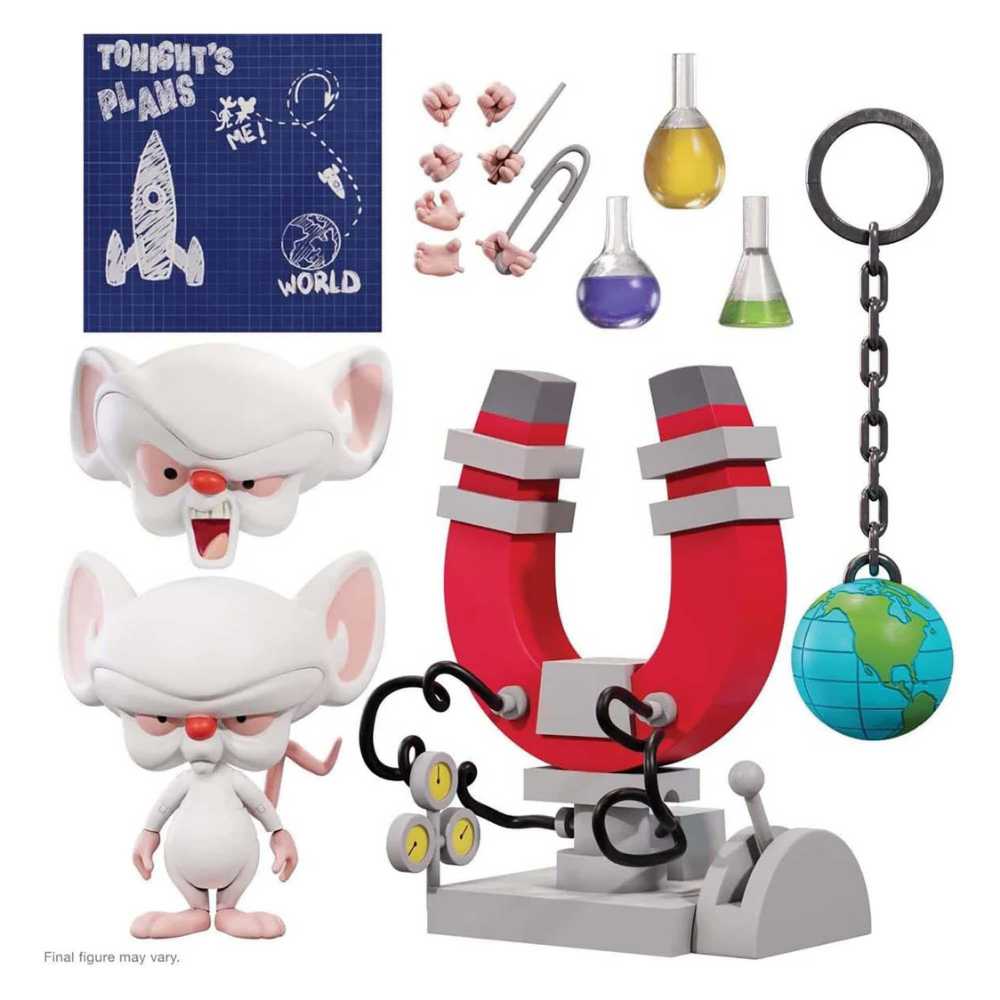Pinky and the Brain - The Brain - Super7 (Pinky and The Brain) action figure collectible [Barcode 840049820517] - Main Image 4