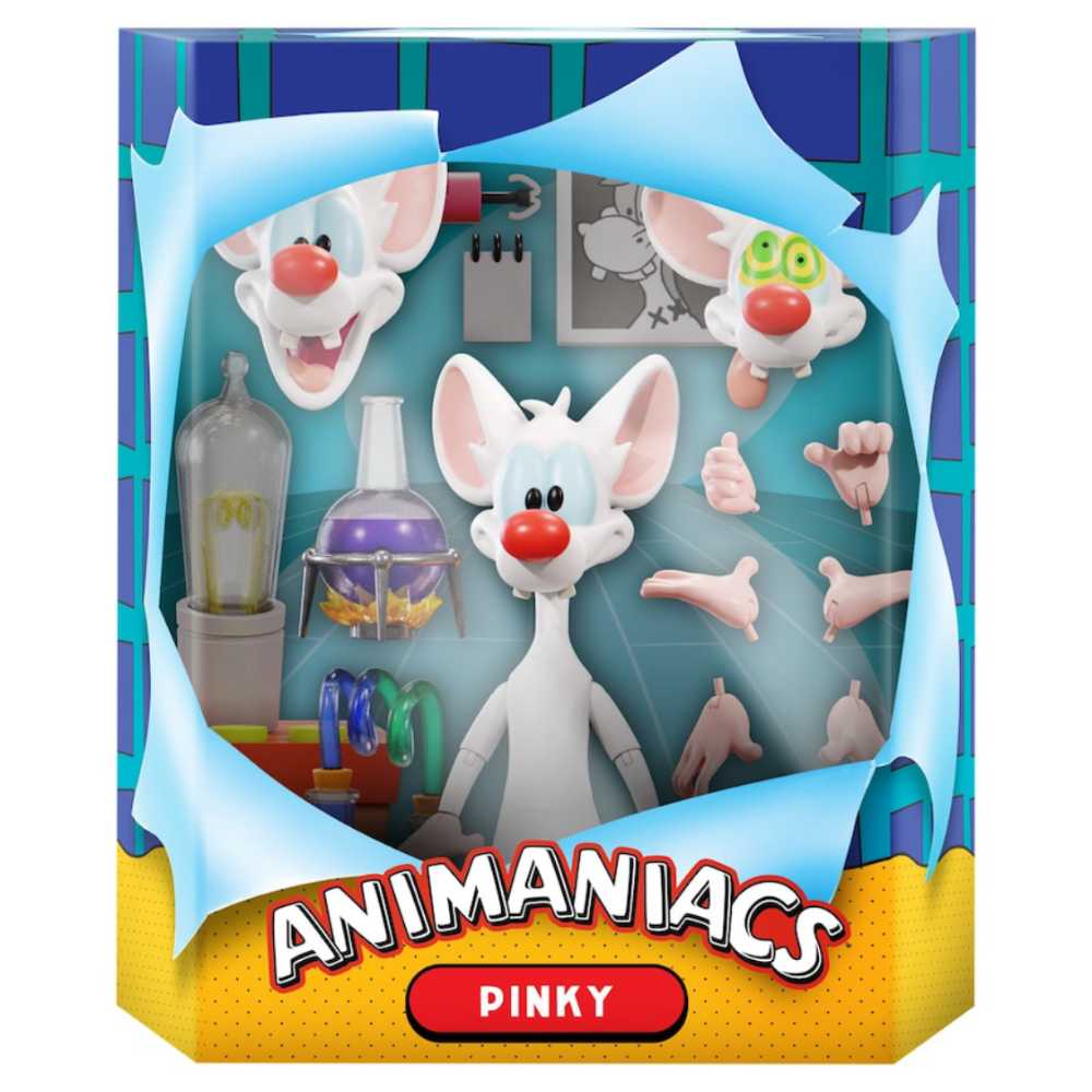 Pinky and the Brain - Pinky - Super7 (Pinky and The Brain) action figure collectible [Barcode 840049820494] - Main Image 3