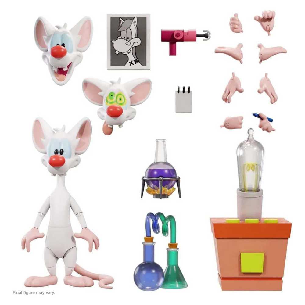 Pinky and the Brain - Pinky - Super7 (Pinky and The Brain) action figure collectible [Barcode 840049820494] - Main Image 4
