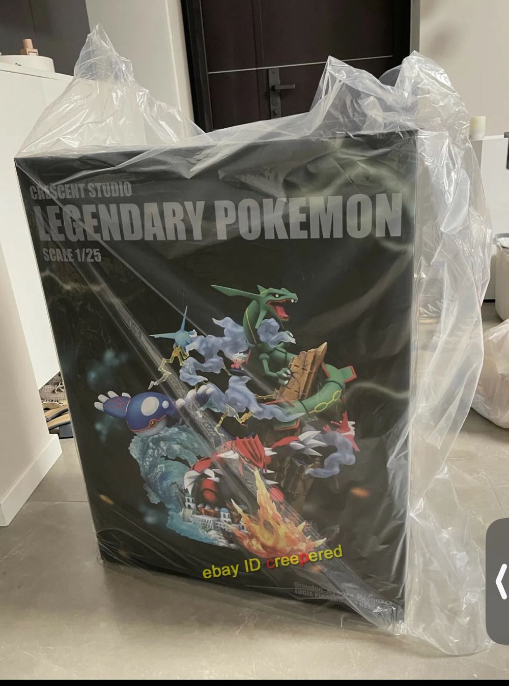 Crescent-Studio Rayquaza Kyogre Groudo 1/6 Resin Model Painted Statue 15” Model   action figure collectible - Main Image 3