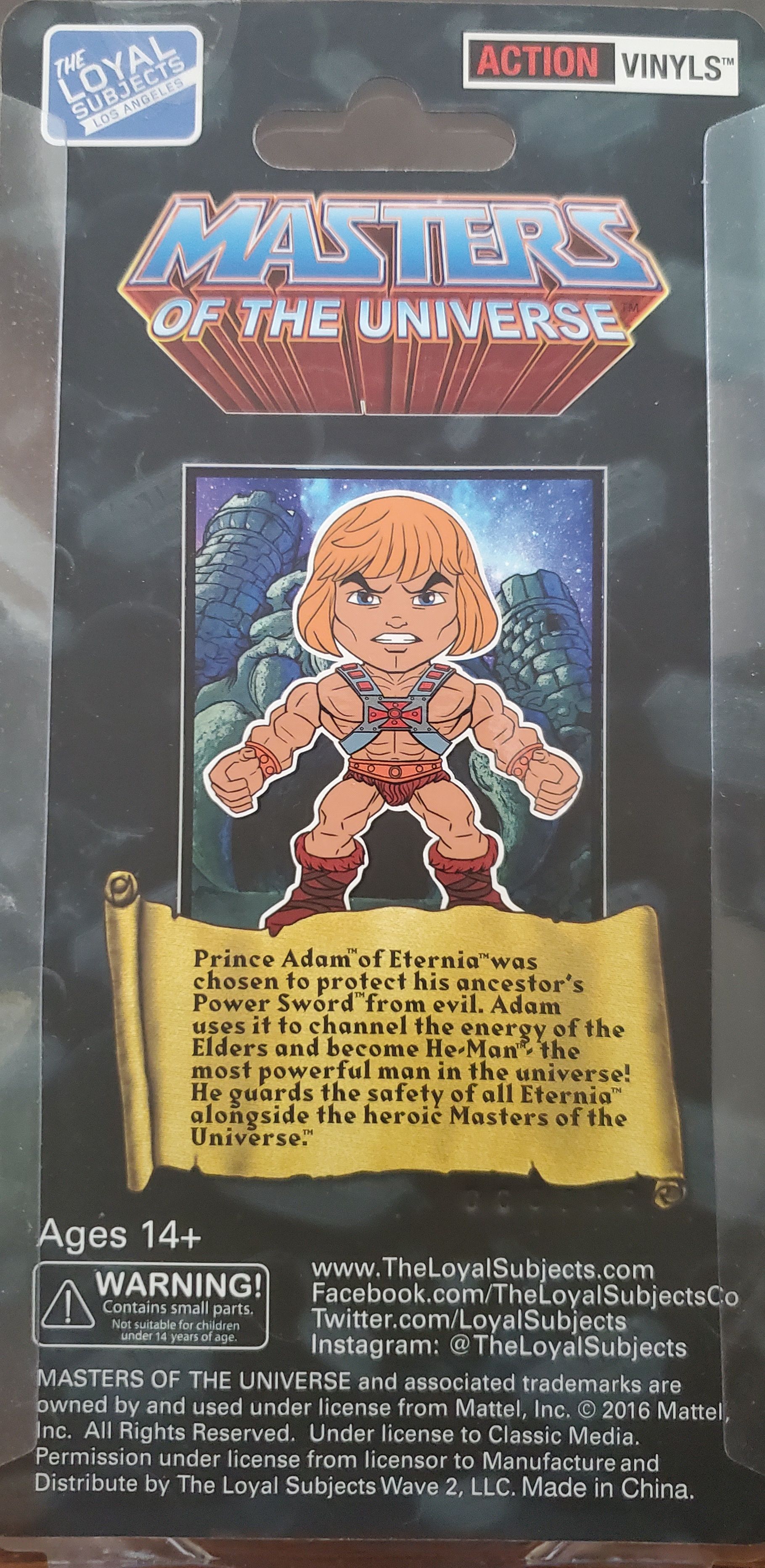 He-man: Masters of the Universe action vinyls - The Loyal Subjects action figure collectible - Main Image 2
