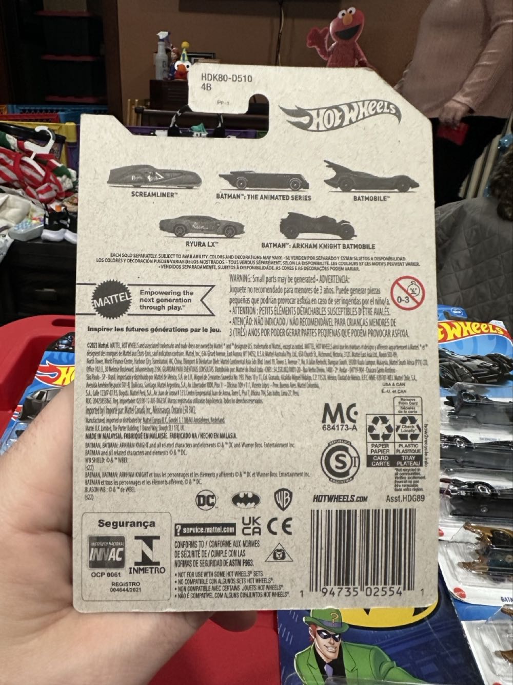 Hot Wheels: Batmobile - Arkham Knight - Mattel (Batmobile Hotwheels) action figure collectible [Barcode 194735025541] - Main Image 3